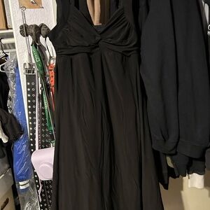 White House Black Market Red Ruched Strapless Sundress